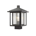 Z Lite Aspen 1 Light 13" Outdoor Post Mount Fixture 1
