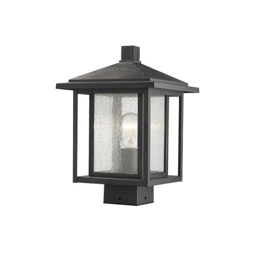 Z Lite Aspen 1 Light 13" Outdoor Post Mount Fixture 