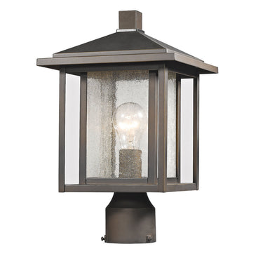 Z Lite Aspen 1 Light 14" Outdoor Post Mount Fixture 1