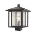 Z Lite Aspen 1 Light 15" Outdoor Post Mount Fixture 
