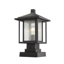 Z Lite Aspen 1 Light 16" Outdoor Pier Mounted Fixture 1