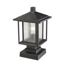 Z Lite Aspen 1 Light 16" Outdoor Pier Mounted Fixture 3