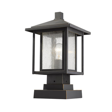 Z Lite Aspen 1 Light 16" Outdoor Pier Mounted Fixture 5