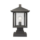 Z Lite Aspen 1 Light 16" Outdoor Pier Mounted Fixture 6