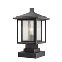 Z Lite Aspen 1 Light 16" Outdoor Pier Mounted Fixture 7