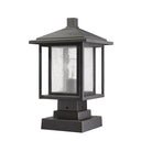 Z Lite Aspen 1 Light 16" Outdoor Pier Mounted Fixture 9