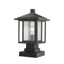 Z Lite Aspen 1 Light 16" Outdoor Pier Mounted Fixture 