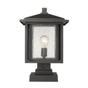Z Lite Aspen 1 Light 17" Outdoor Pier Mounted Fixture 1