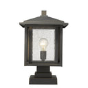 Z Lite Aspen 1 Light 17" Outdoor Pier Mounted Fixture 6
