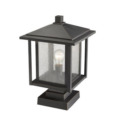 Z Lite Aspen 1 Light 17" Outdoor Pier Mounted Fixture 7