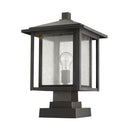 Z Lite Aspen 1 Light 17" Outdoor Pier Mounted Fixture 9