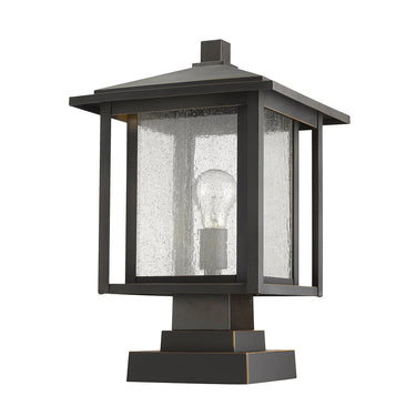 Z Lite Aspen 1 Light 17" Outdoor Pier Mounted Fixture 9