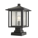 Z Lite Aspen 1 Light 17" Outdoor Pier Mounted Fixture 