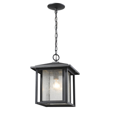 Z Lite Aspen 1 Light Outdoor Chain Mount Ceiling Fixture 