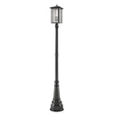 Z Lite Aspen 3 Light 106" Outdoor Post Mounted Fixture 1