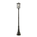 Z Lite Aspen 3 Light 106" Outdoor Post Mounted Fixture 2