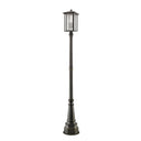 Z Lite Aspen 3 Light 106" Outdoor Post Mounted Fixture 3