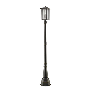 Z Lite Aspen 3 Light 106" Outdoor Post Mounted Fixture 3