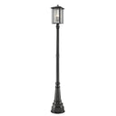 Z Lite Aspen 3 Light 106" Outdoor Post Mounted Fixture 