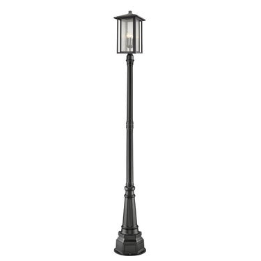 Z Lite Aspen 3 Light 106" Outdoor Post Mounted Fixture 