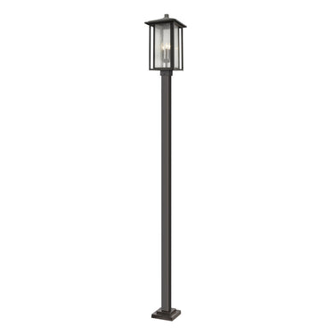 Z Lite Aspen 3 Light 116" Outdoor Post Mounted Fixture 2