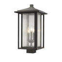 Z Lite Aspen 3 Light 20" Outdoor Post Mount Fixture 1