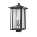 Z Lite Aspen 3 Light 20" Outdoor Post Mount Fixture 