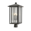 Z Lite Aspen 3 Light 22" Outdoor Post Mount Fixture 1