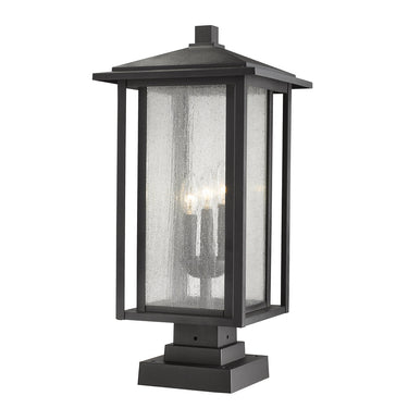 Z Lite Aspen 3 Light 23" Outdoor Pier Mounted Fixture 1