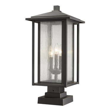 Z Lite Aspen 3 Light 23" Outdoor Pier Mounted Fixture 5