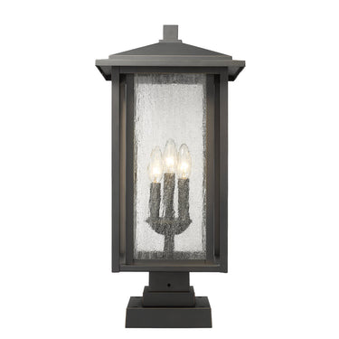 Z Lite Aspen 3 Light 23" Outdoor Pier Mounted Fixture 6