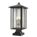 Z Lite Aspen 3 Light 23" Outdoor Pier Mounted Fixture 7