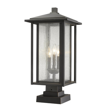Z Lite Aspen 3 Light 23" Outdoor Pier Mounted Fixture 7