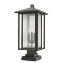 Z Lite Aspen 3 Light 23" Outdoor Pier Mounted Fixture 9