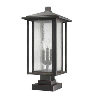 Z Lite Aspen 3 Light 23" Outdoor Pier Mounted Fixture 9