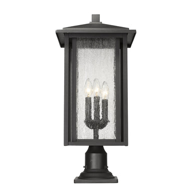 Z Lite Aspen 3 Light 24" Outdoor Pier Mounted Fixture 1