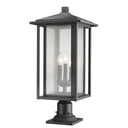 Z Lite Aspen 3 Light 24" Outdoor Pier Mounted Fixture 2