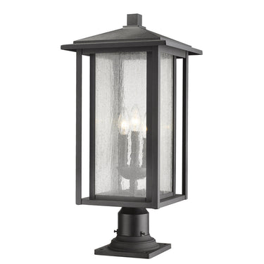 Z Lite Aspen 3 Light 24" Outdoor Pier Mounted Fixture 2