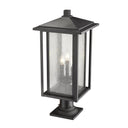Z Lite Aspen 3 Light 24" Outdoor Pier Mounted Fixture 3