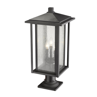 Z Lite Aspen 3 Light 24" Outdoor Pier Mounted Fixture 3
