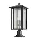 Z Lite Aspen 3 Light 24" Outdoor Pier Mounted Fixture 4
