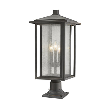 Z Lite Aspen 3 Light 24" Outdoor Pier Mounted Fixture 5