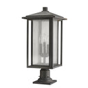 Z Lite Aspen 3 Light 24" Outdoor Pier Mounted Fixture 9