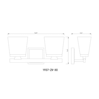 Z Lite Astor 2 Light Vanity Wall Sconce 7