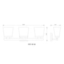 Z Lite Astor 3 Light Vanity Wall Sconce 7