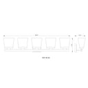 Z Lite Astor 5 Light Vanity Wall Sconce 7