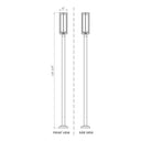 Z Lite Aura 1 Light 118" Outdoor Post Mounted Fixture 7