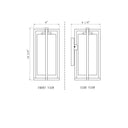 Z Lite Aura 1 Light 16" Outdoor Wall Light 7