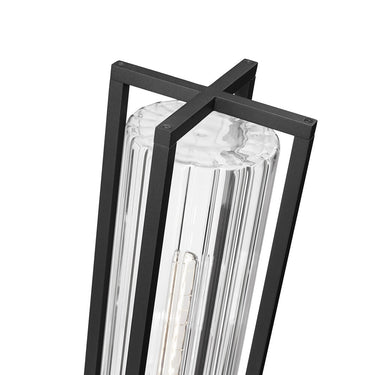 Z Lite Aura 1 Light 25" Outdoor Post Mount Fixture 3