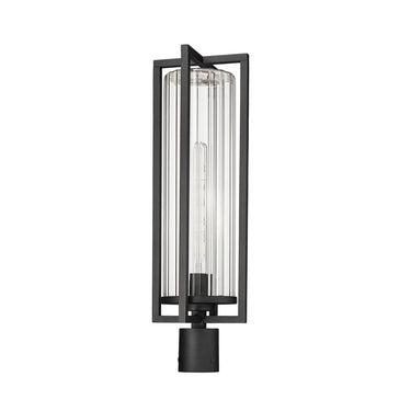 Z Lite Aura 1 Light 25" Outdoor Post Mount Fixture 4